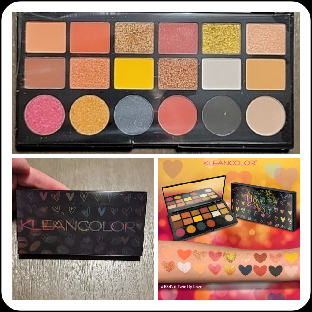2 FOR $20. Kleancolor "Twinkly Love" Palette